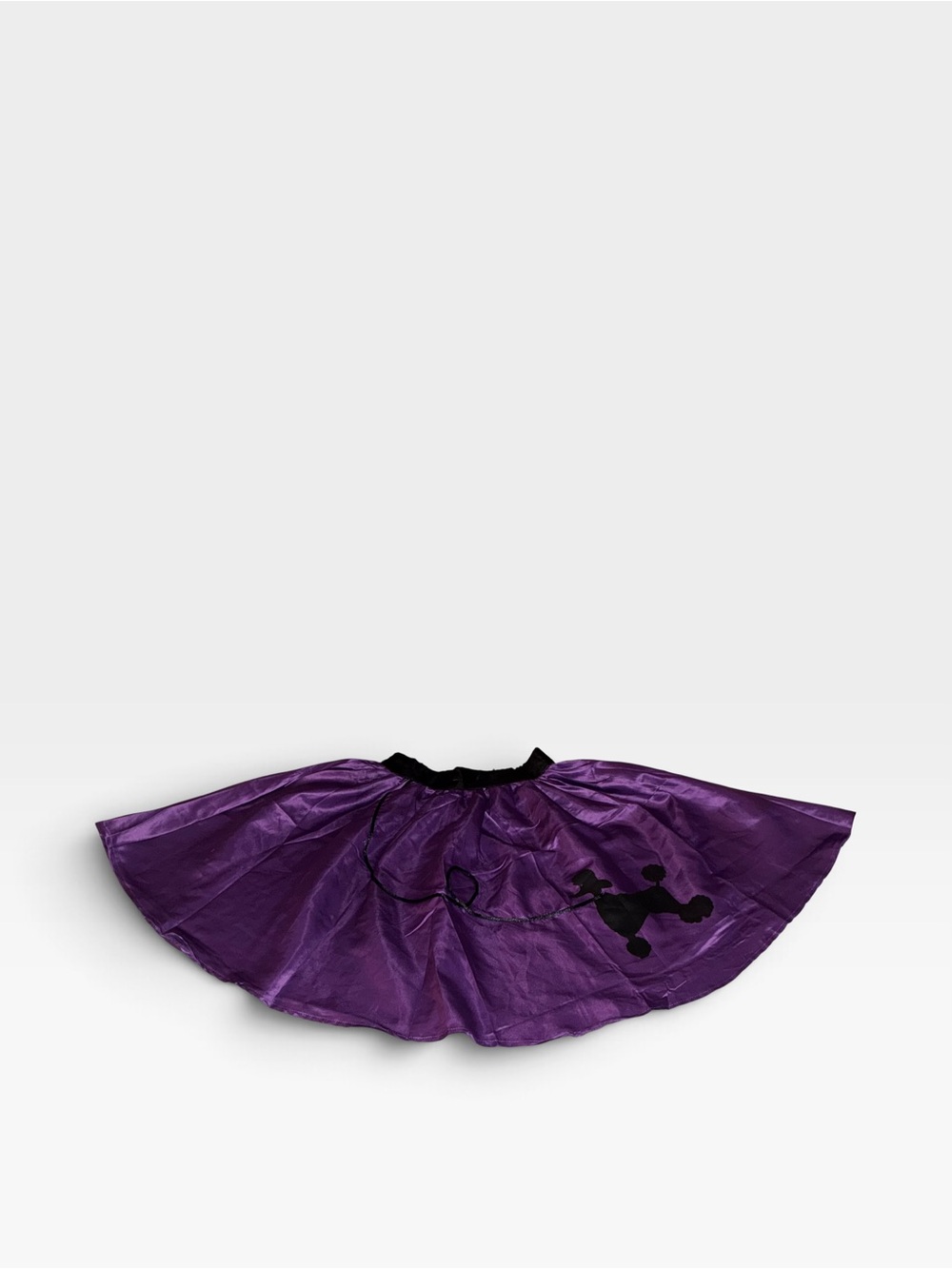 1950s retro purple poodle skirt